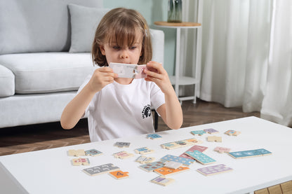 VIGA PolarB Drewniane Puzzle Numeryczne Cyferki Montessori