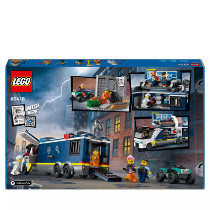 LEGO City Policyjna ciężarówka z laboratorium kryminalnym 60418