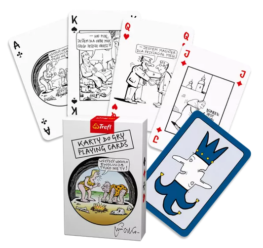 Karty do gry. Playing cards. Mleczko