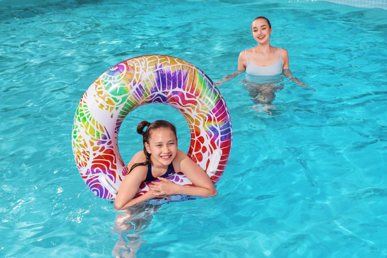 Koło do Pływania 91 cm BESTWAY Czerwone - www.zabawki - sensoryczne.pl