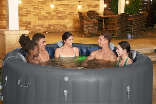 Lay - Z - Spa Santorini SMART HydroJet PRO Jacuzzi BESTWAY - www.zabawki - sensoryczne.pl