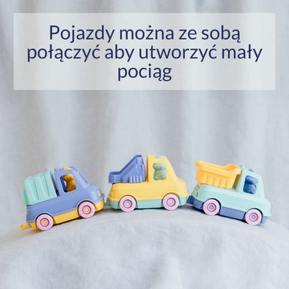 Pierwsza wywrotka niebieska zabawka dla dzieci samochód Le Jouet Simple