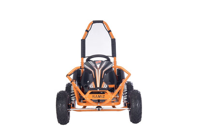 Pojazd Gokart Elektryczny MAIGHTY Pomarańczowy - www.zabawki - sensoryczne.pl