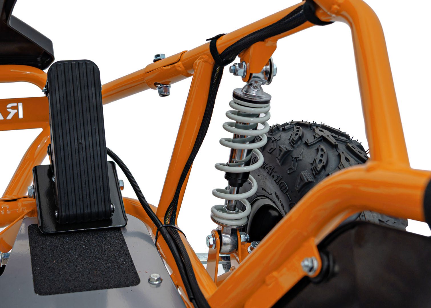 Pojazd Gokart Elektryczny MAIGHTY Pomarańczowy - www.zabawki - sensoryczne.pl