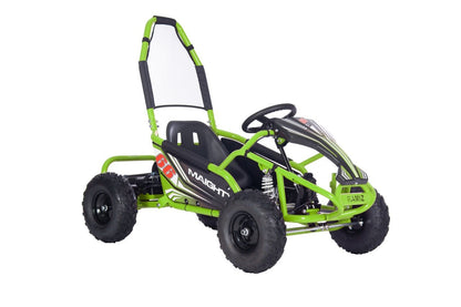 Pojazd Gokart Elektryczny MAIGHTY Zielony - www.zabawki - sensoryczne.pl