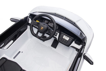 Pojazd Lamborghini Revuelto XL Biały - www.zabawki - sensoryczne.pl