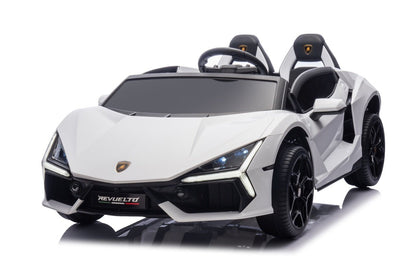 Pojazd Lamborghini Revuelto XL Biały - www.zabawki - sensoryczne.pl