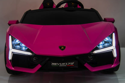 Pojazd Lamborghini Revuelto XL STRONG Różowy - www.zabawki - sensoryczne.pl