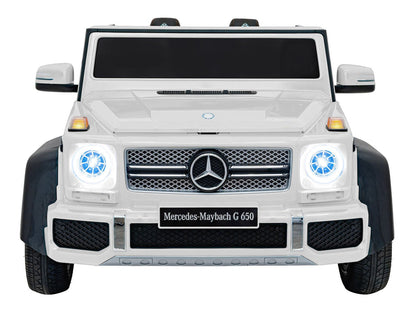 Pojazd Mercedes Benz MAYBACH G650 Biały - www.zabawki - sensoryczne.pl