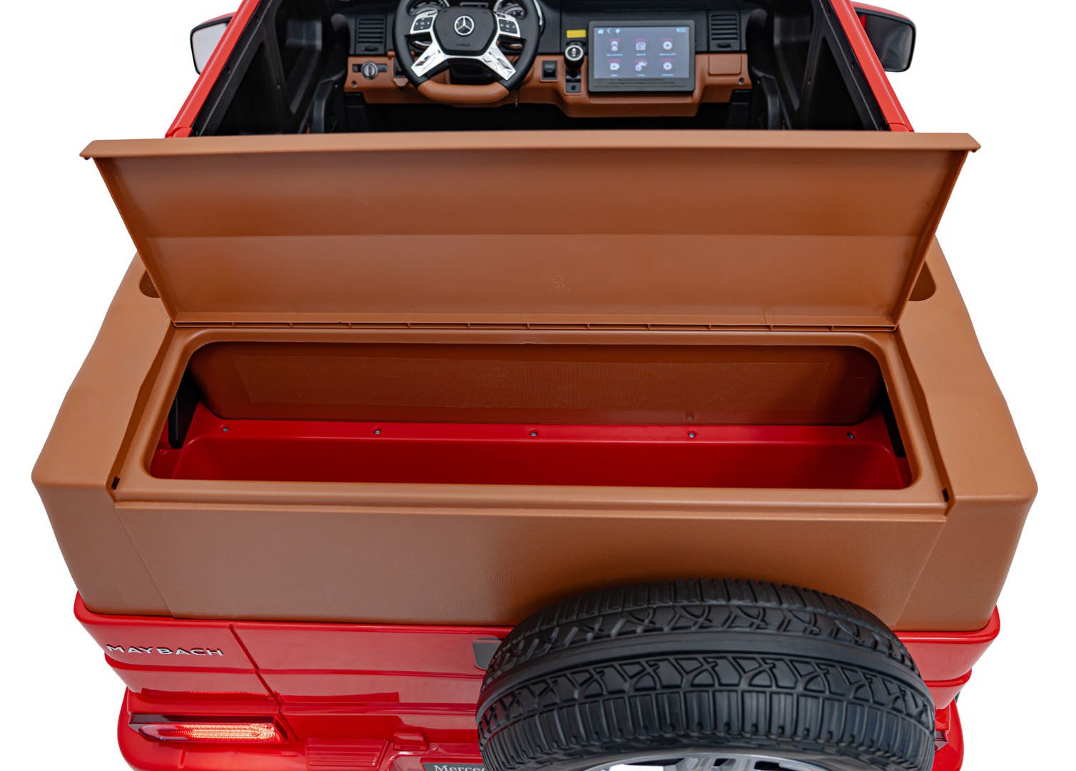 Pojazd Mercedes Benz MAYBACH G650 Czerwony - www.zabawki - sensoryczne.pl