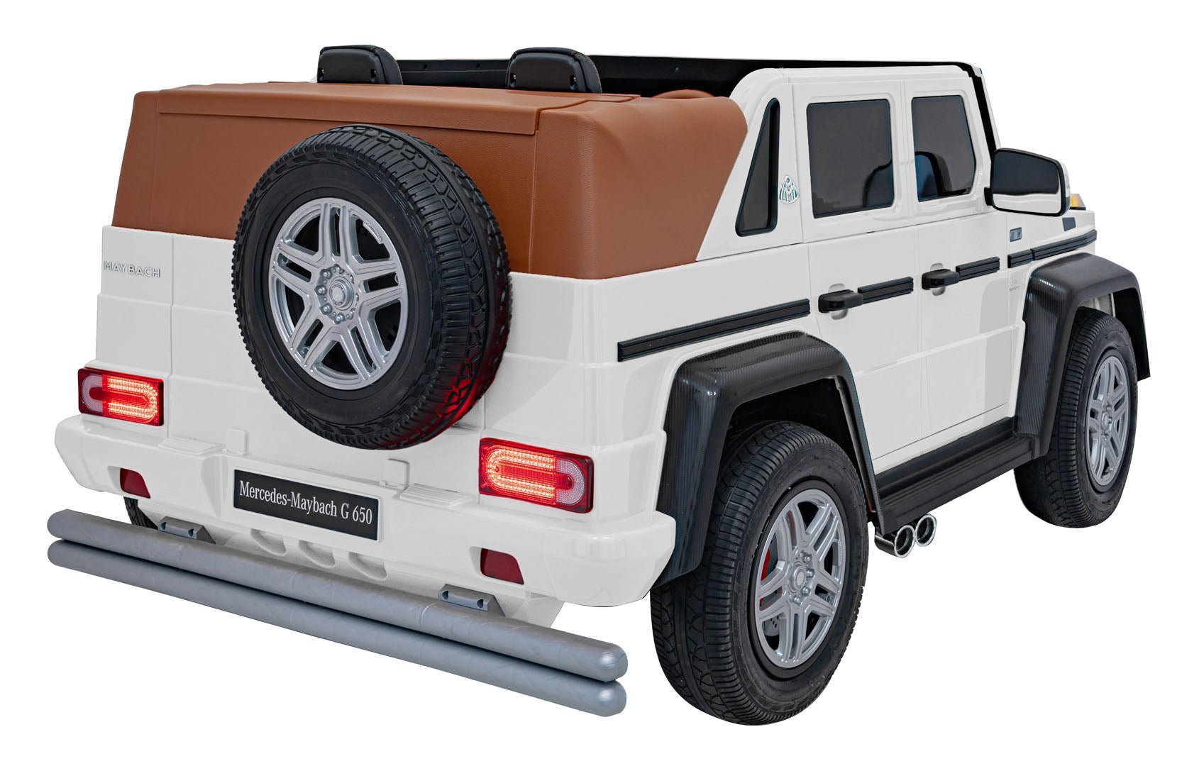 Pojazd Mercedes Benz MAYBACH G650 STRONG Biały - www.zabawki - sensoryczne.pl