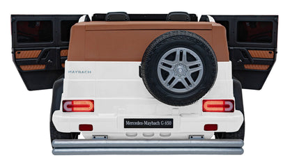 Pojazd Mercedes Benz MAYBACH G650 STRONG Biały - www.zabawki - sensoryczne.pl
