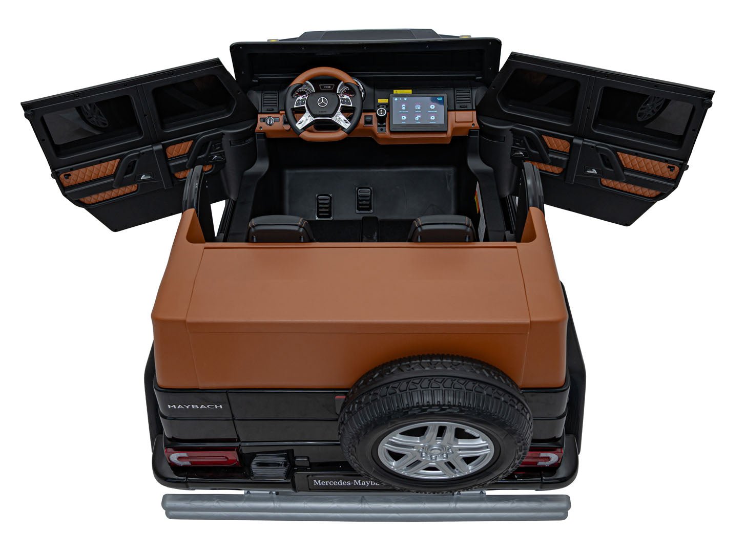 Pojazd Mercedes Benz MAYBACH G650 STRONG Czarny - www.zabawki - sensoryczne.pl