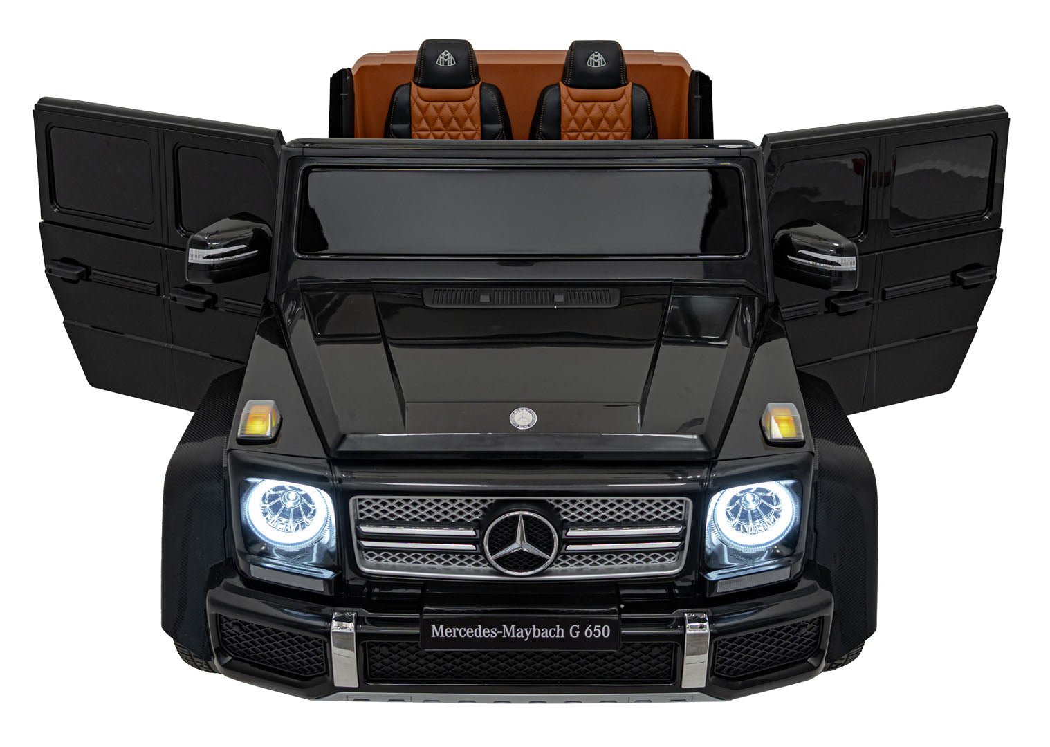 Pojazd Mercedes Benz MAYBACH G650 STRONG Czarny - www.zabawki - sensoryczne.pl