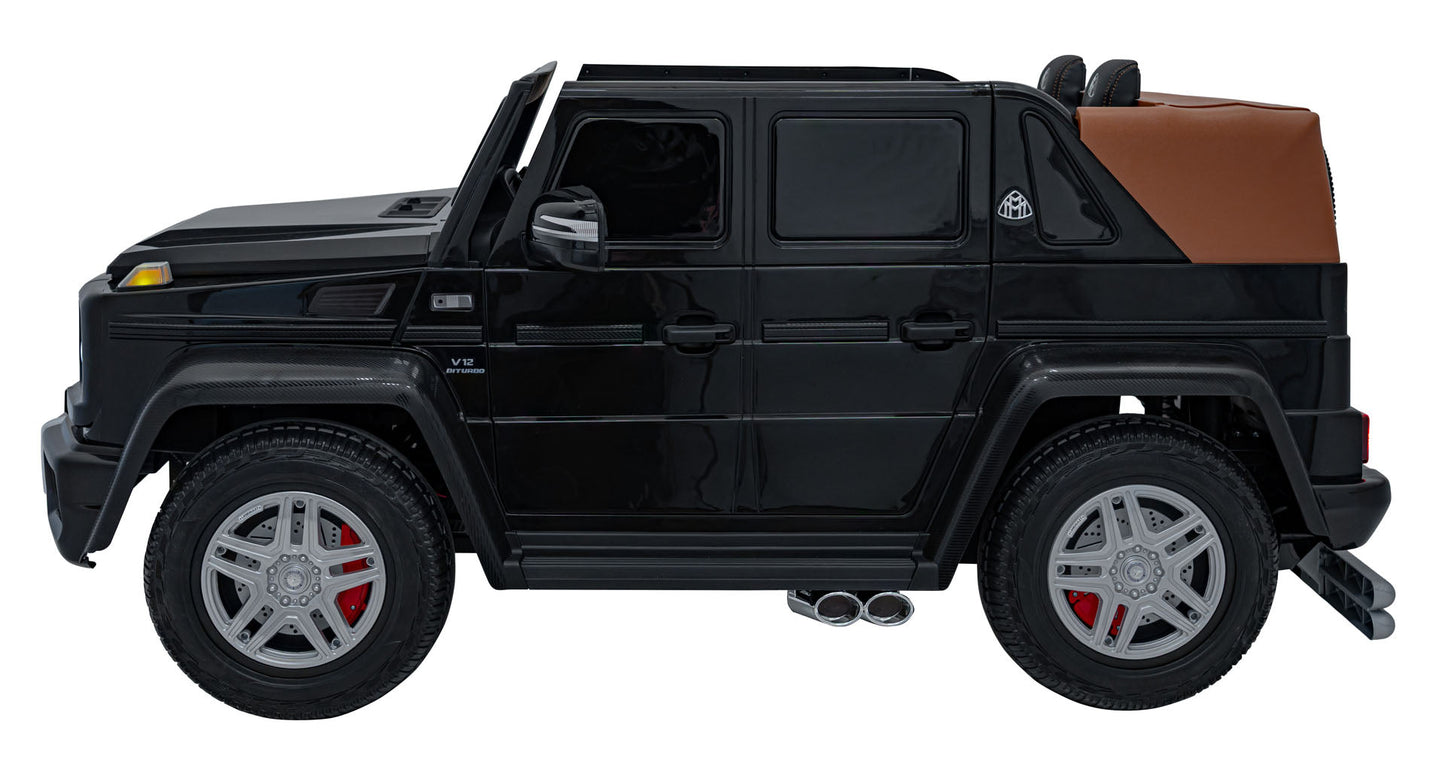 Pojazd Mercedes Benz MAYBACH G650 STRONG Czarny - www.zabawki - sensoryczne.pl