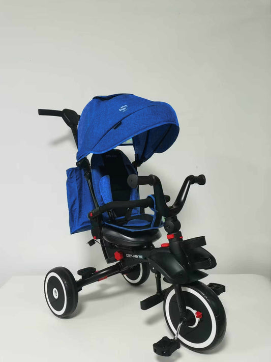 Rowerek Trzykołowy RIDER Niebieski SPORTRIKE - www.zabawki - sensoryczne.pl