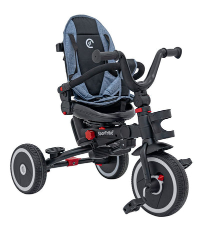 Rowerek Trzykołowy RIDER Niebieski SPORTRIKE - www.zabawki - sensoryczne.pl